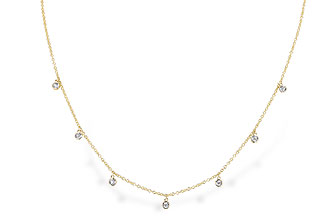 E328-74534: NECKLACE .12 TW (18 INCHES)
