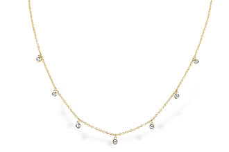 E328-74534: NECKLACE .12 TW (18")