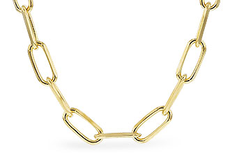 E328-79061: PAPERCLIP LG (24IN, 4.0MM, 14KT, LOBSTER CLASP)