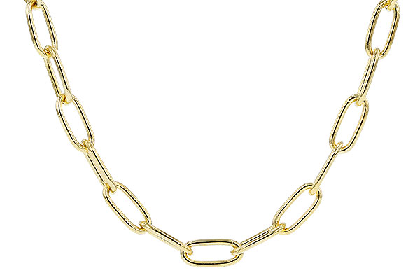 E328-79079: PAPERCLIP SM (22", 2.40MM, 14KT, LOBSTER CLASP)