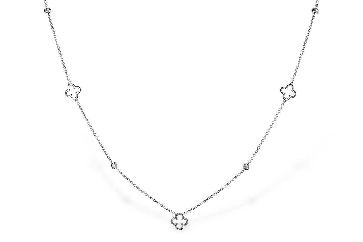 E329-66325: NECKLACE .20 TW (18")