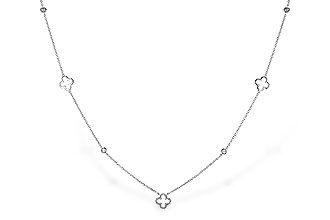 E329-66325: NECKLACE .20 TW (18")
