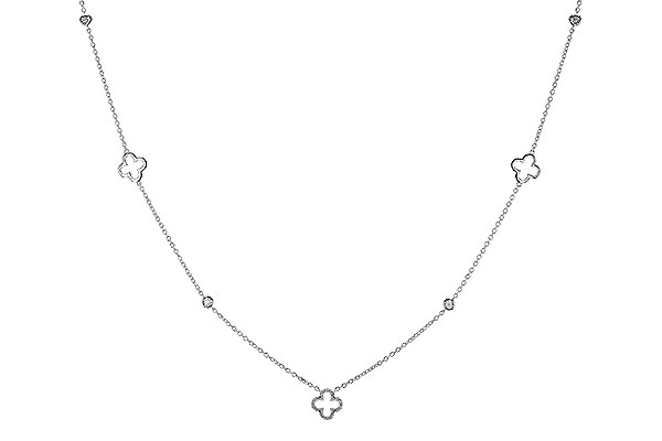 E329-66325: NECKLACE .20 TW (18")