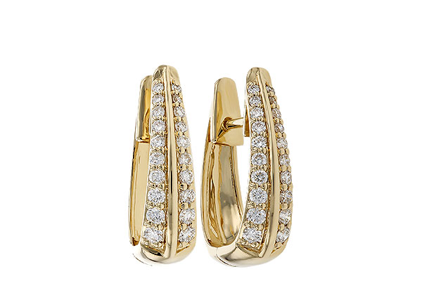 E329-67225: EARRINGS .50 TW