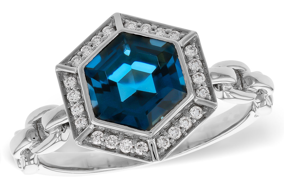 E329-69952: LDS RG 2.03 LONDON BLUE TOPAZ 2.14 TGW (7.5MM LBT)