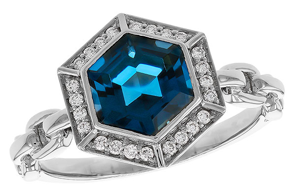 E329-69952: LDS RG 2.03 LONDON BLUE TOPAZ 2.14 TGW (7.5MM LBT)