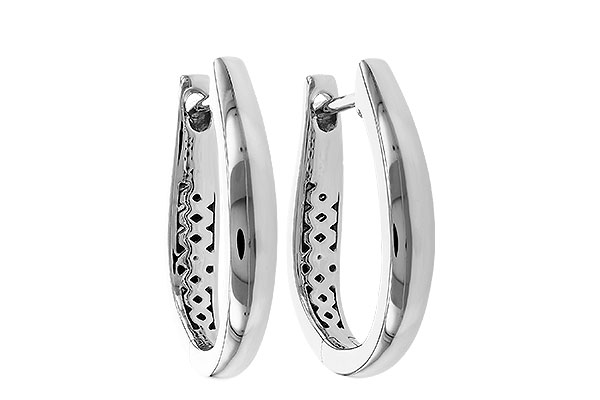 E329-69988: GOLD EARRINGS (17MM)