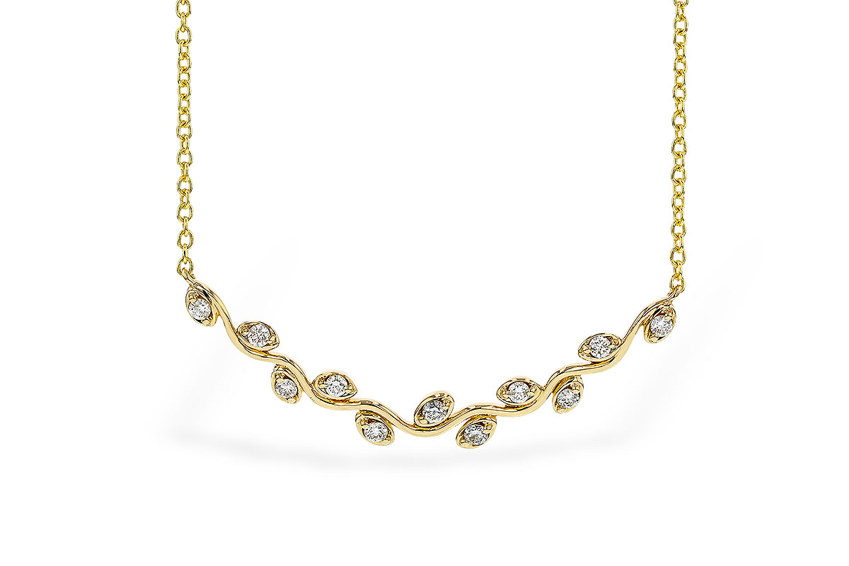 E329-71770: NECKLACE .25 TW (18")