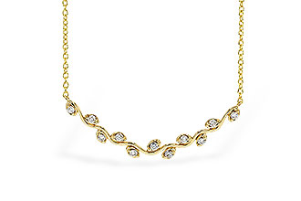 E329-71770: NECKLACE .25 TW (18")