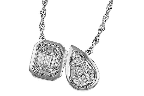 E329-71788: NECKLACE .17 BAG .25 TW