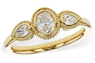E329-71806: LDS DIA RG .60 TW FANCY CUT DIAMONDS