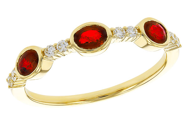 E329-72643: LDS WED RG .66 TW RUBY .78 TGW