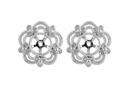 F240-59088: EARRING JACKETS .16 TW (FOR 0.75-1.50 CT TW STUDS)