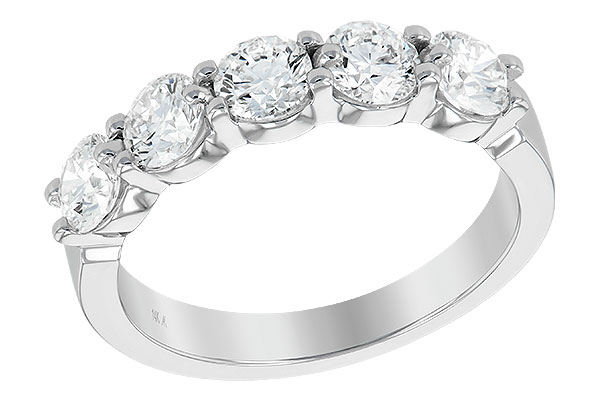 F240-61779: LDS DIA WED RG 1.50 TW (5 STONES)