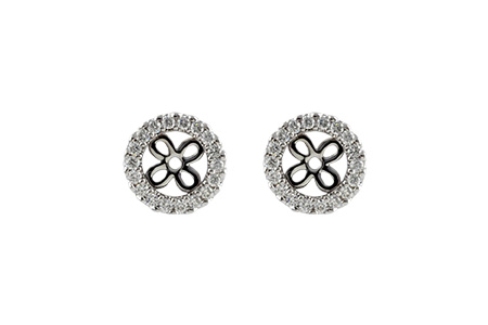 F242-40834: EARRING JACKETS .24 TW (FOR 0.75-1.00 CT TW STUDS)