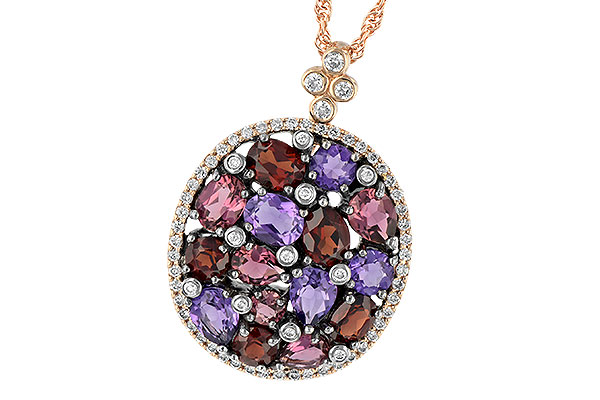 F242-41806: NECK 2.49 SEMI-PRECIOUS 2.78 TGW