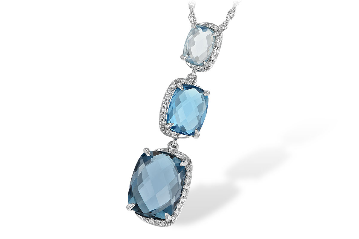 F243-34515: NECK 8.71 BLUE TOPAZ 8.89 TGW