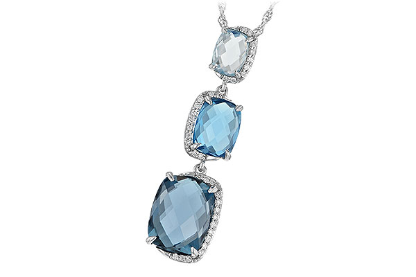 F243-34515: NECK 8.71 BLUE TOPAZ 8.89 TGW