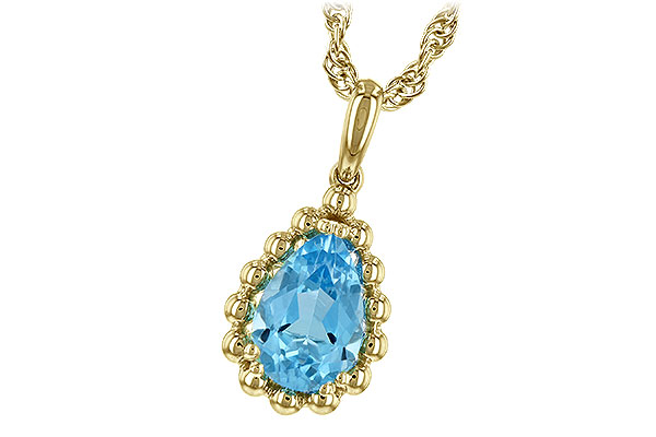 F244-22715: NECKLACE 1.55 CT BLUE TOPAZ