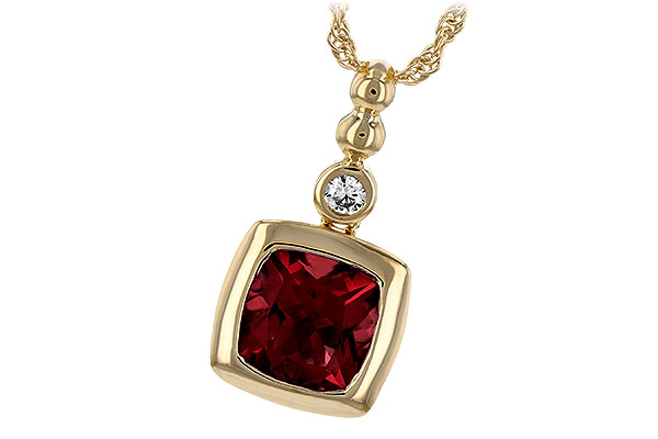 F244-23588: NECK 1.40 GARNET 1.44 TGW