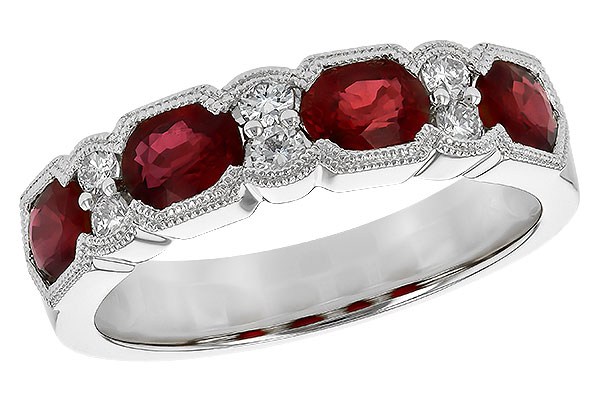 F245-11797: LDS WED RG 1.66 RUBY 1.84 TGW (5x4MM RUBY)