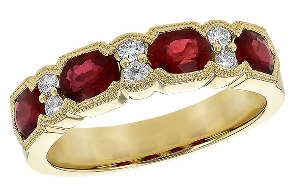 F245-11797: LDS WED RG 1.66 RUBY 1.84 TGW (5x4MM RUBY)