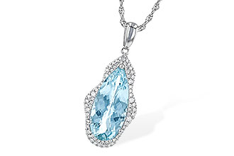F245-15397: NECK 3.97 AQUAMARINE 4.20 TGW