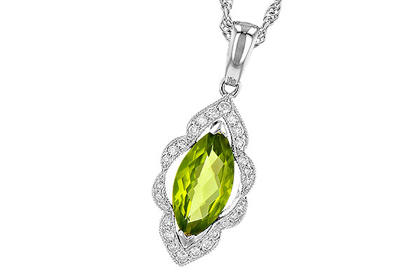 F245-15434: NECK .94 PERIDOT 1.05 TGW