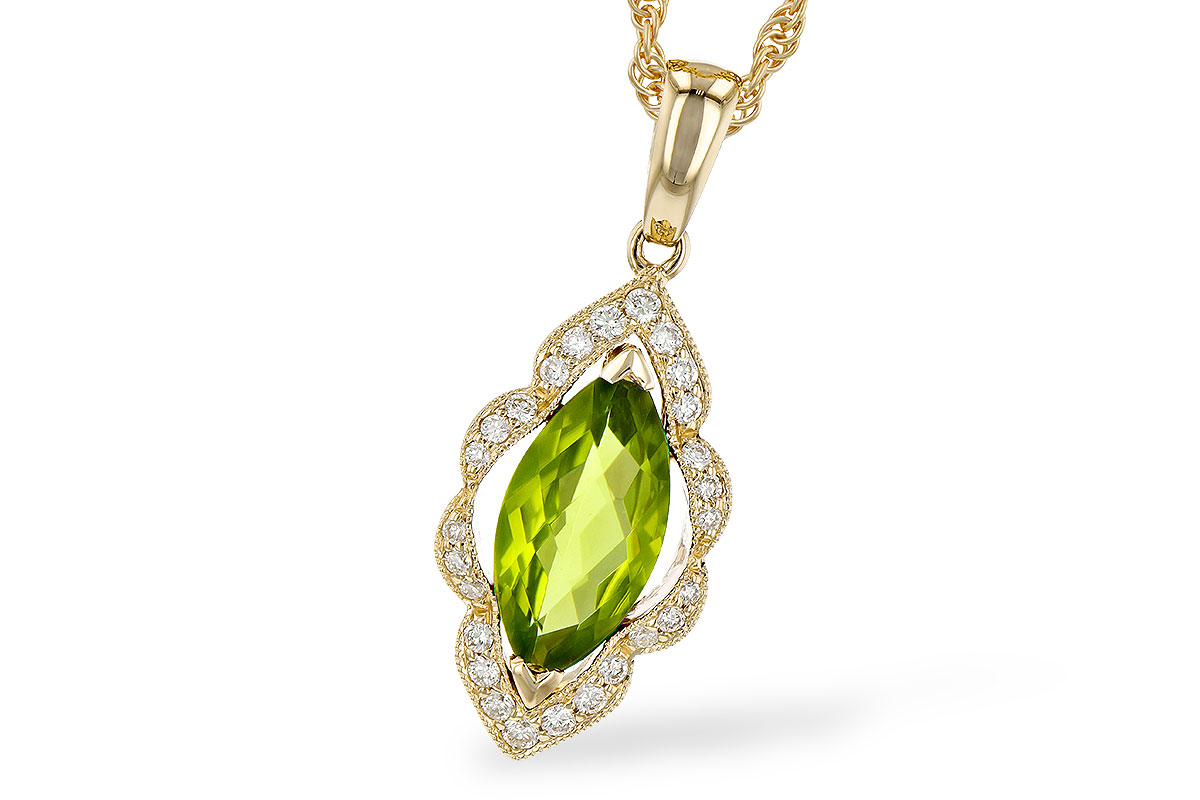 F245-15434: NECK .94 PERIDOT 1.05 TGW