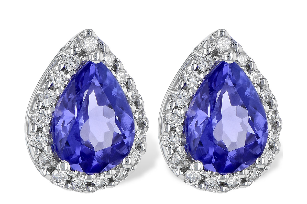 F245-15443: EARR 1.15 TW TANZANITE 1.32 TGW