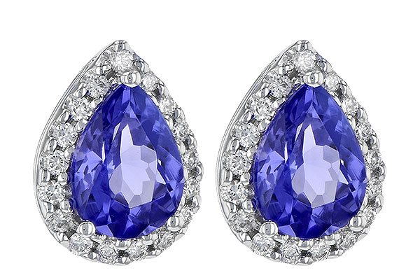 F245-15443: EARR 1.15 TW TANZANITE 1.32 TGW