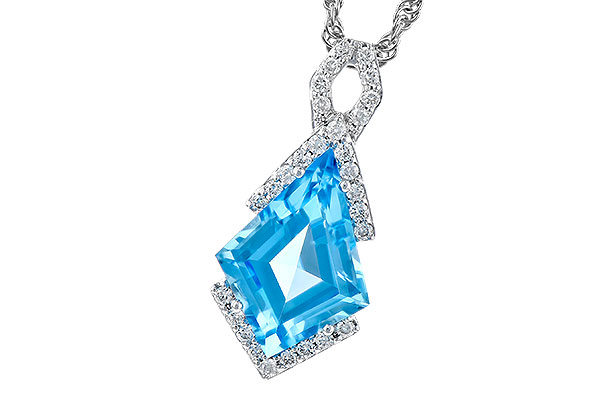 F327-84461: NECK 2.40 BLUE TOPAZ 2.53 TGW