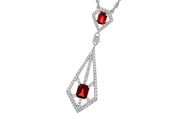 F327-86334: NECK .63 TW RUBY .93 TGW