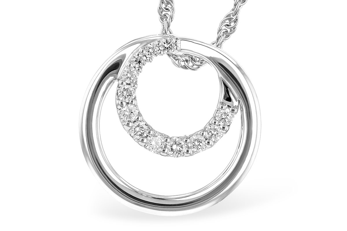 F327-89061: NECKLACE .15 TW