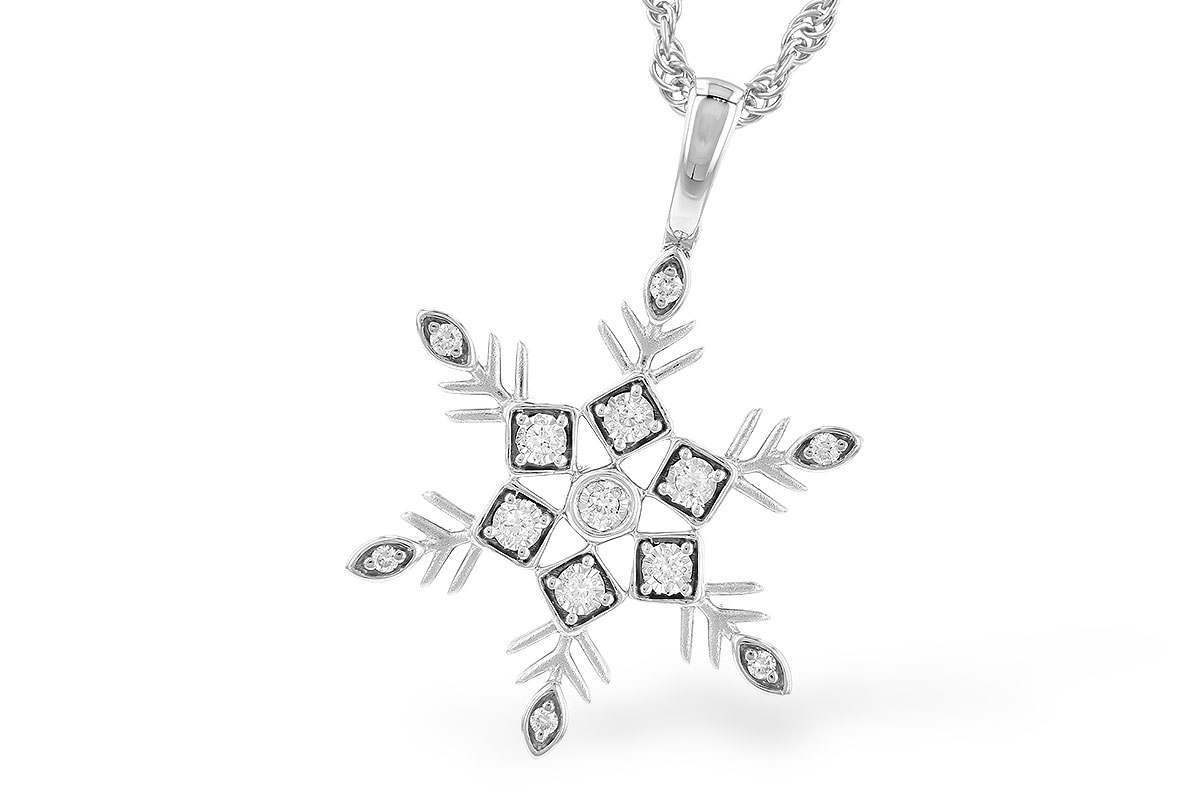 F327-90906: NECKLACE .07 TW