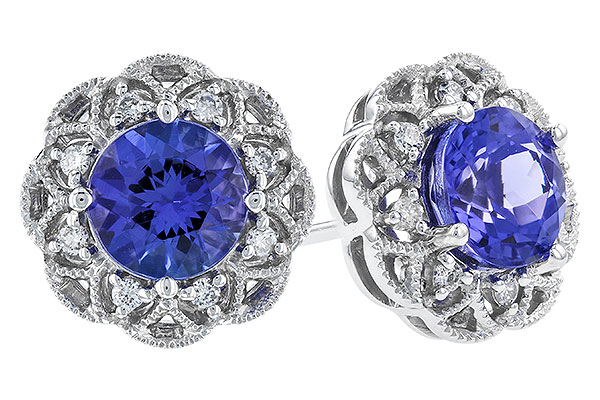 F328-76361: EARR 1.45 TW TANZANITE 1.56 TGW