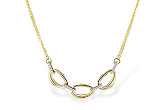 F329-65379: NECKLACE .25 TW (18")