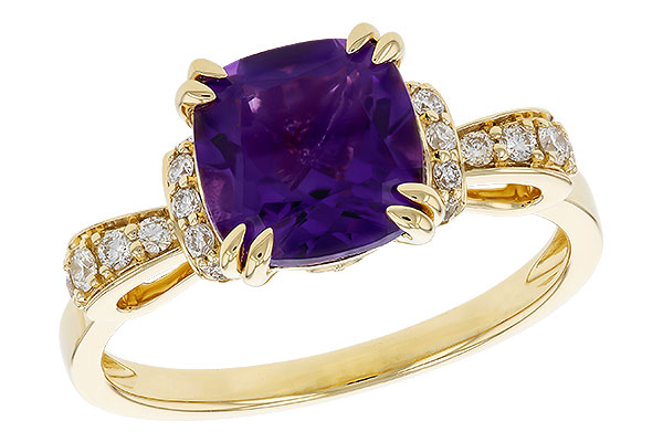 F329-68161: LDS RG 1.83 AMETHYST 2.05 TGW (8MM AMY)
