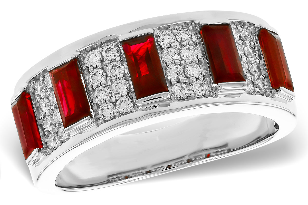 F329-69088: LDS WED RG 1.40 TW RUBY 1.69 TGW