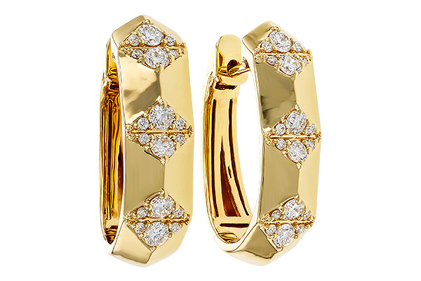 F329-70861: EARRINGS .50 TW