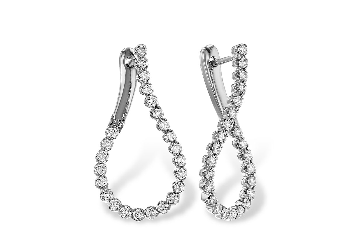 F329-70870: EARRINGS 1.00 TW