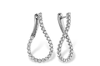 F329-70870: EARRINGS 1.00 TW