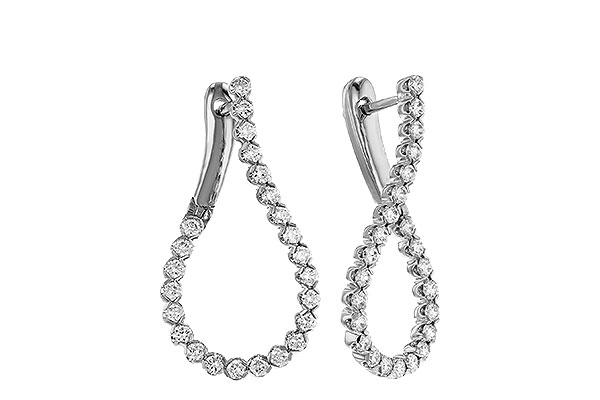 F329-70870: EARRINGS 1.00 TW