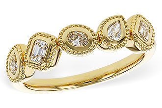 F329-71806: LDS DIA WED RG .34 TW FANCY CUT DIAS