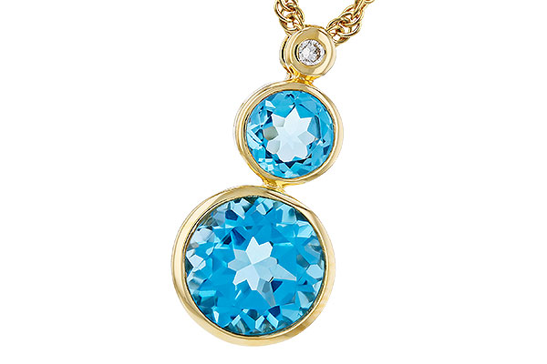 F330-55397: NECK 2.63 BLUE TOPAZ 2.65 TGW (5MM / 8MM BT)
