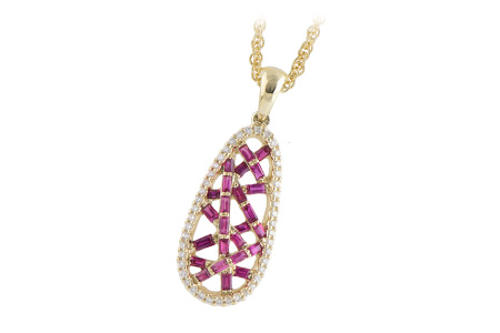 G243-30879: NECK .39 RUBY .52 TGW