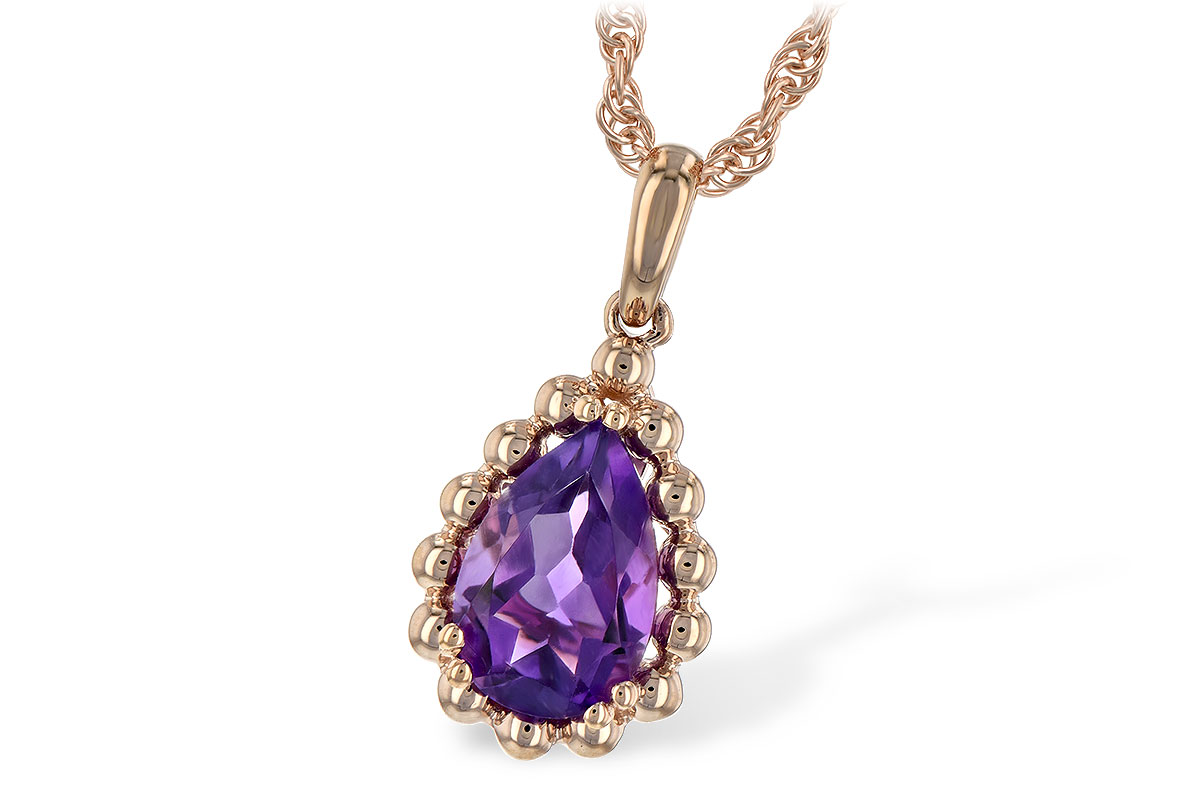 G244-22706: NECKLACE 1.06 CT AMETHYST
