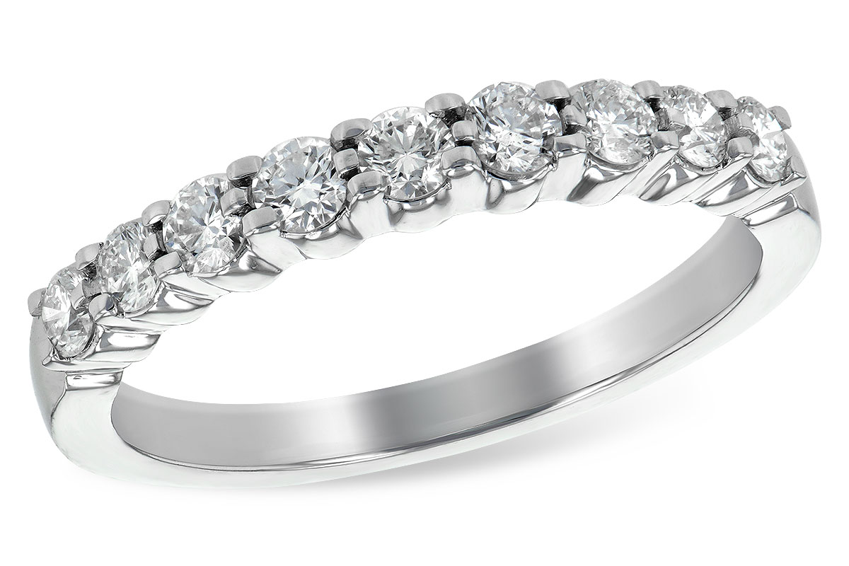 G244-23597: LDS WED RG .50 TW (9 STONES)