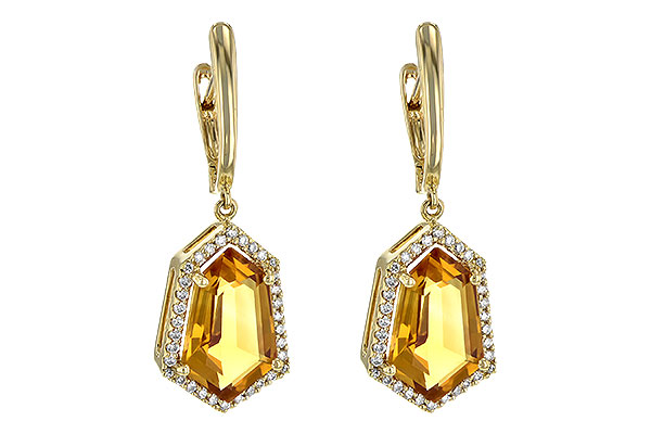 G245-10861: EARR 3.80 TW CITRINE 4.05 TGW