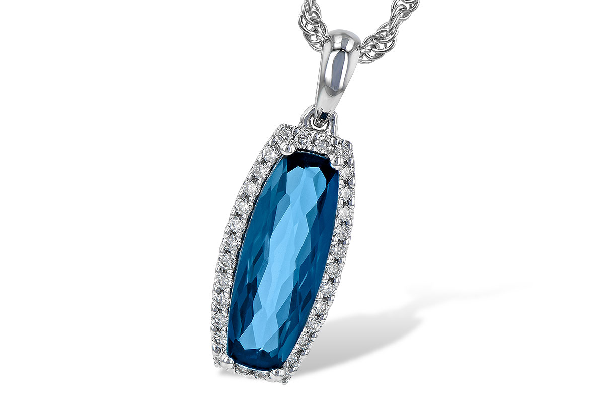 G245-17188: NECK 1.58 LONDON BLUE TOPAZ 1.70 TGW